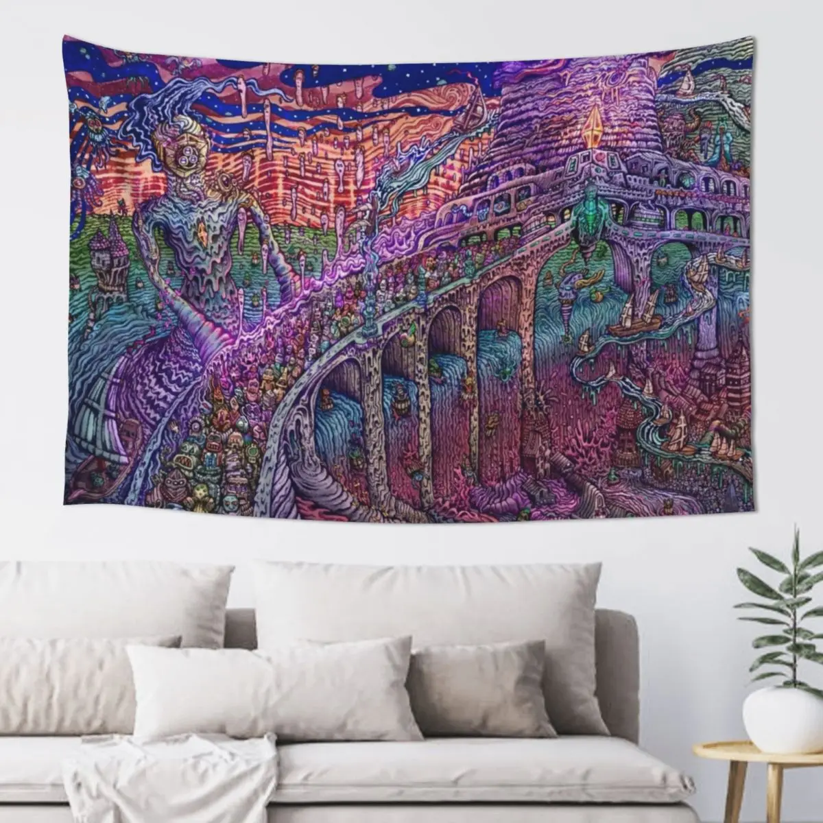 

The Dream that Melted Tapestry Home Decoration Bedroom Decor Room Aesthetic Decor Tapestry