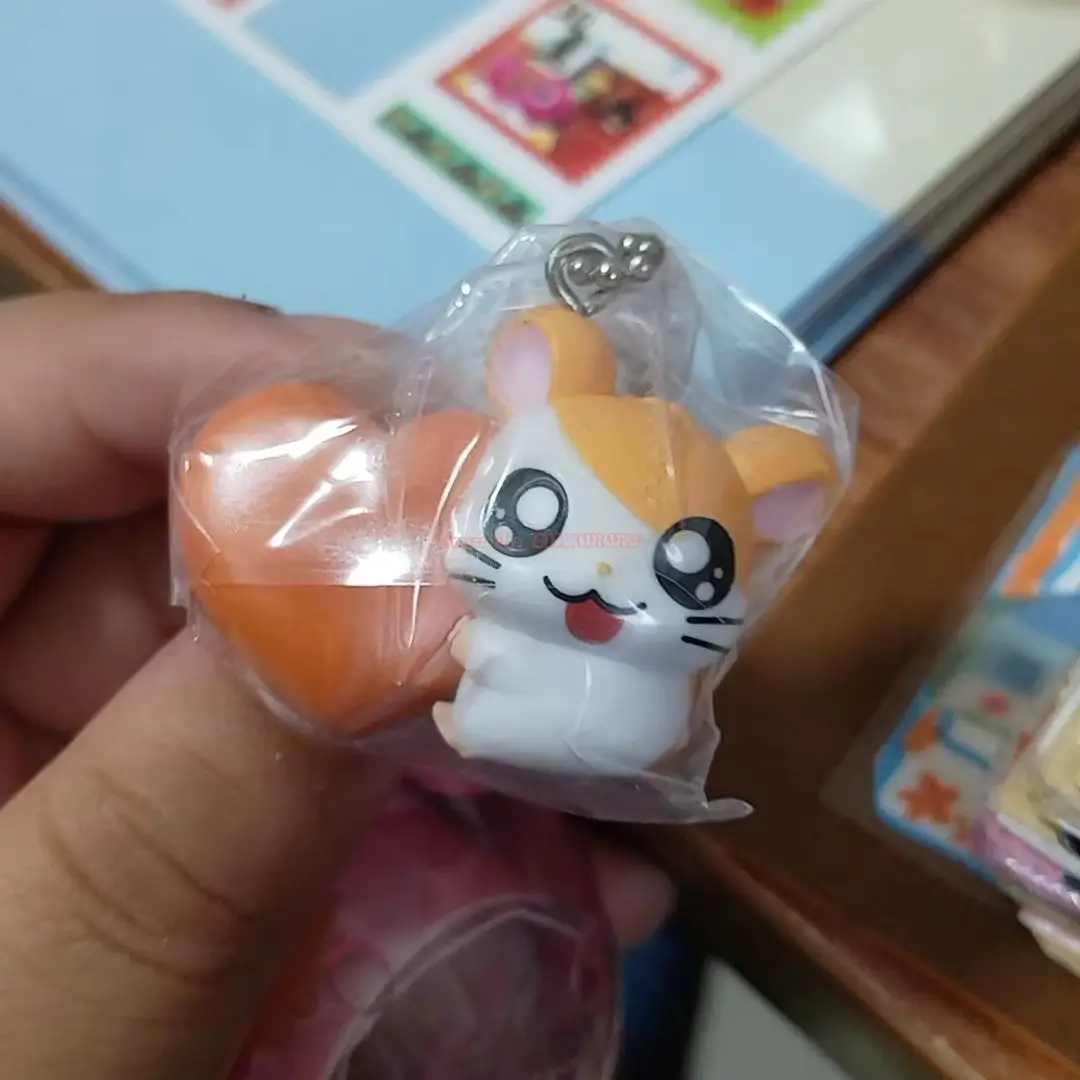 بانداي هامتارو المتذبذب سحر معلق عقد الماوس مع الحب أنيمي الشكل اللعب هدية تحصيل نموذج الحلي #5