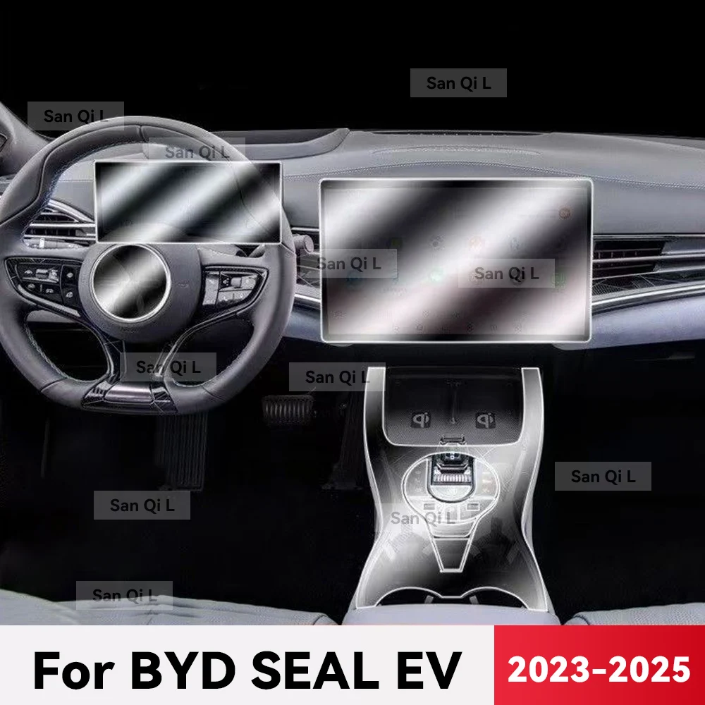 

Для BYD SEAL EV 2023 2024 2025 ТПУ автомобильная навигационная пленка для экрана коробки передач защитная наклейка против царапин аксессуары для интерьера