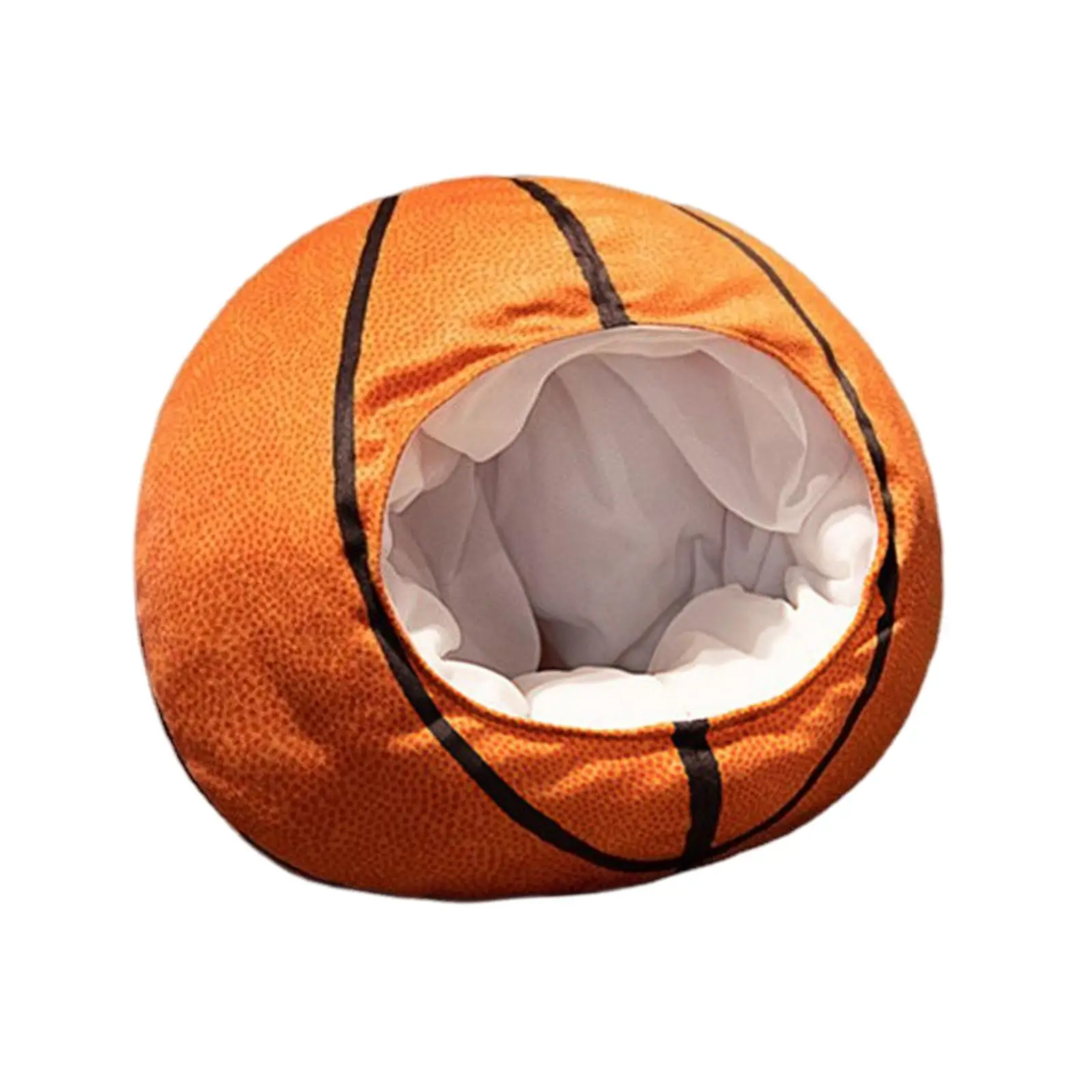 Sombrero de felpa de baloncesto, accesorio para fotografía, vestido divertido, sombreros de niña divertidos para juego de rol de cumpleaños