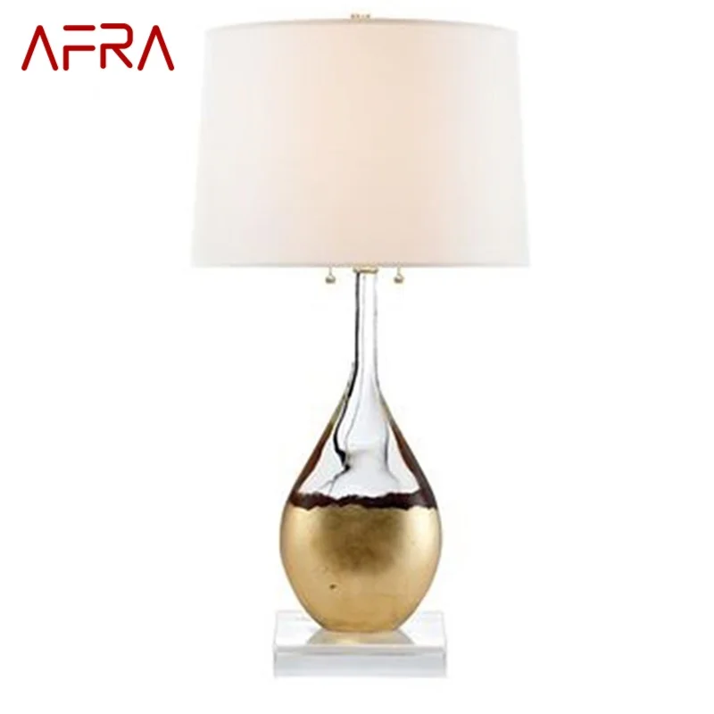 

AFRA Simple Table Desk Lamp Contemporary Creative LED Light for Home Living Bed Room Decoration