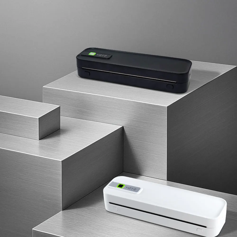 HZTZ Mini Thermal Printer Wireless USB Compatible with Phone Laptop for Tattoo & Office
