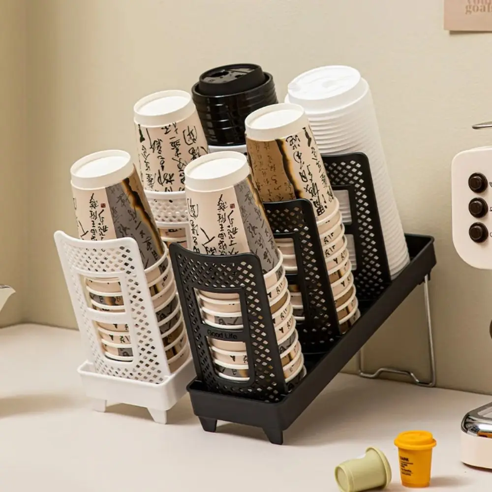 

Утолщенный кронштейн для держателя чашки, складная стойка для чашек для кофейни, наклонная плоская стойка для хранения бумажных стаканчиков, кофейня