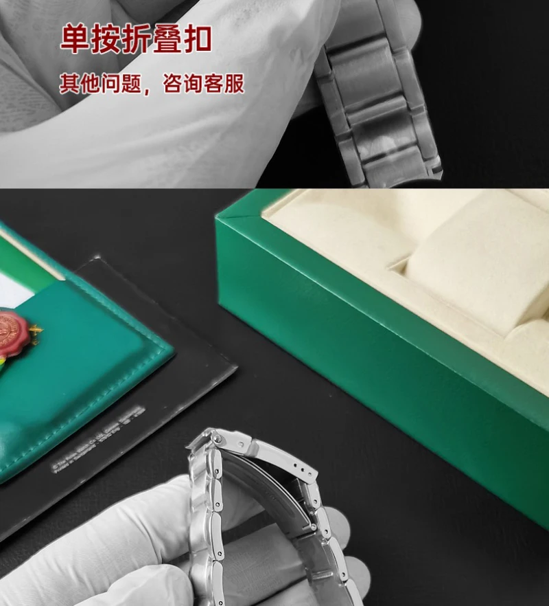 FUYIJIA Male Custom T-iss-ot T095 Original Watchbands 19MM Curved Interface 316L Stainless Steel Strap Safety Buckle Bracelet