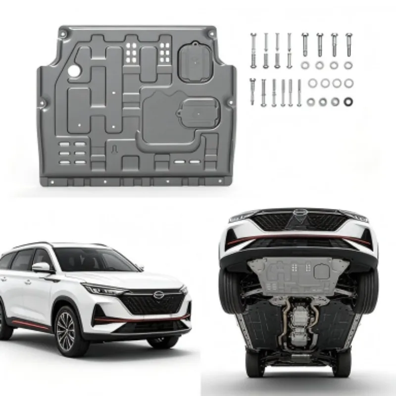 Engine Splash Shield Durable Underbody Skid Plate and Chassis Protection for Changan Oshan X7 PLUS 2022-2023 1.5T