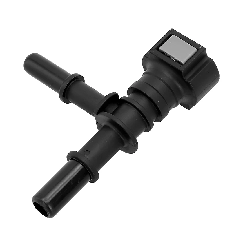 1PCS 9.49 Tee Connector Car Fuel Hose Quick Plug Connector Quick Release Hose Fitting Nylon Oil Line Pipe Adapter