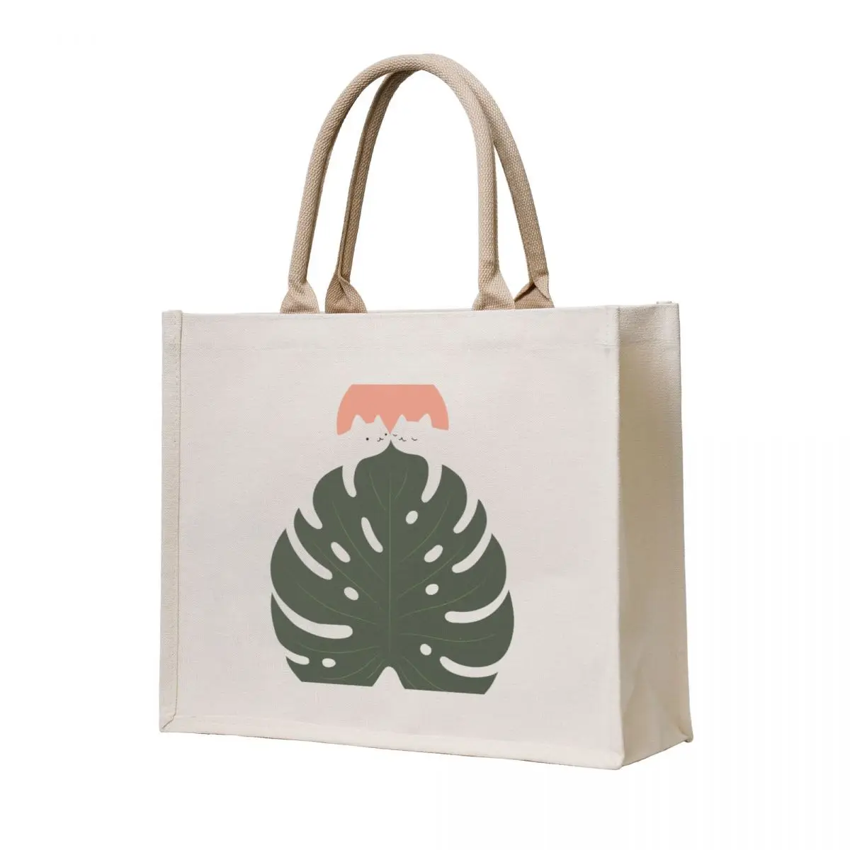 

Cat and Plant 37 Tote Bag tote bags aesthetic Handbags shopper bag woman