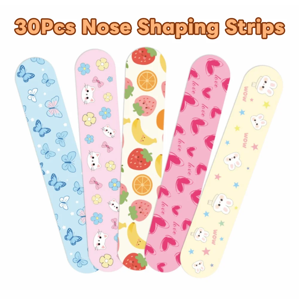 16D Memory Support Nose Shaping Strips Refined Nose Shape Reshape Nose Wings Slimming Stickers Beauty Tool Various Patterns