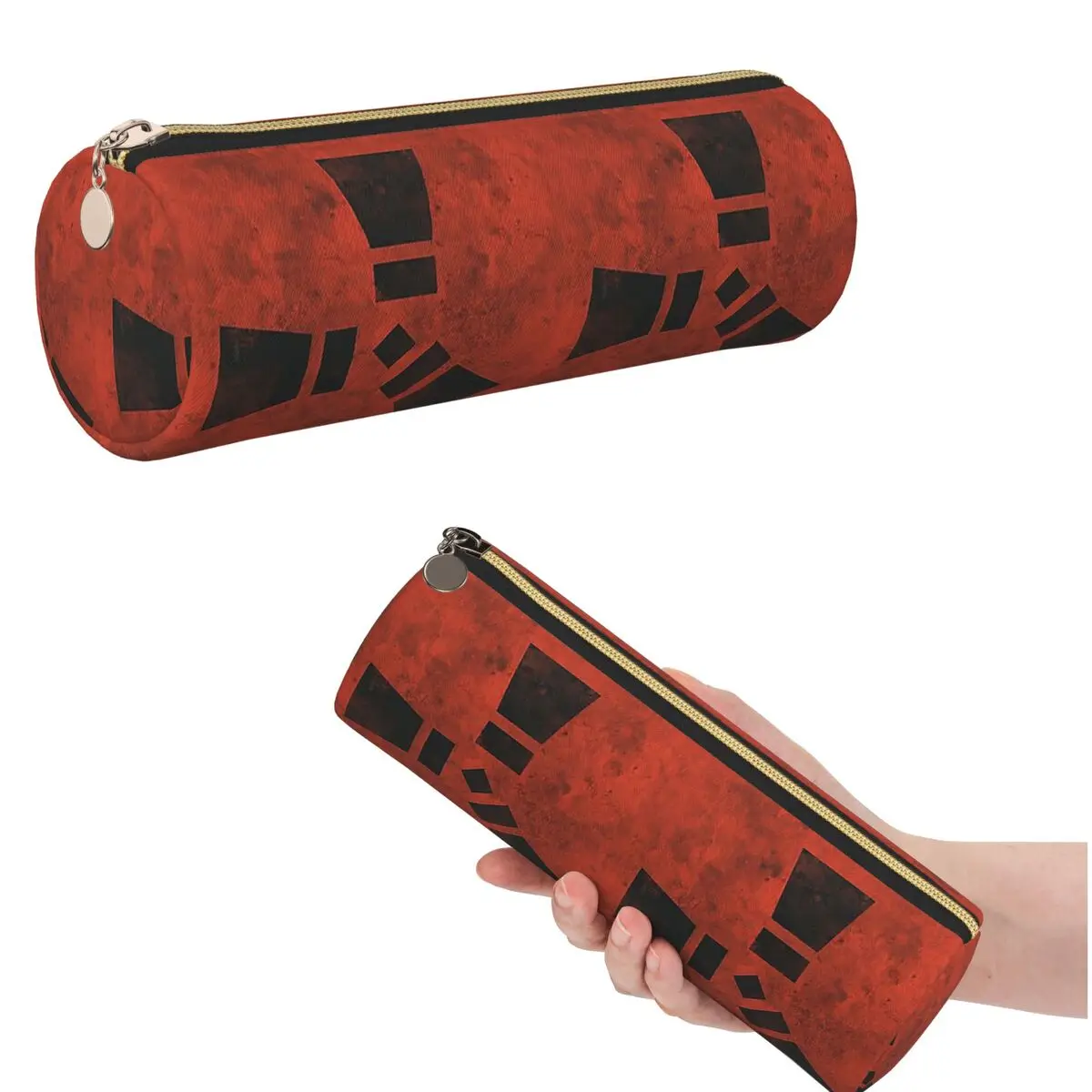 

Rust Pencil Case for Kids School Cylinder Pen Box Pencil Bag Pencil Pouch