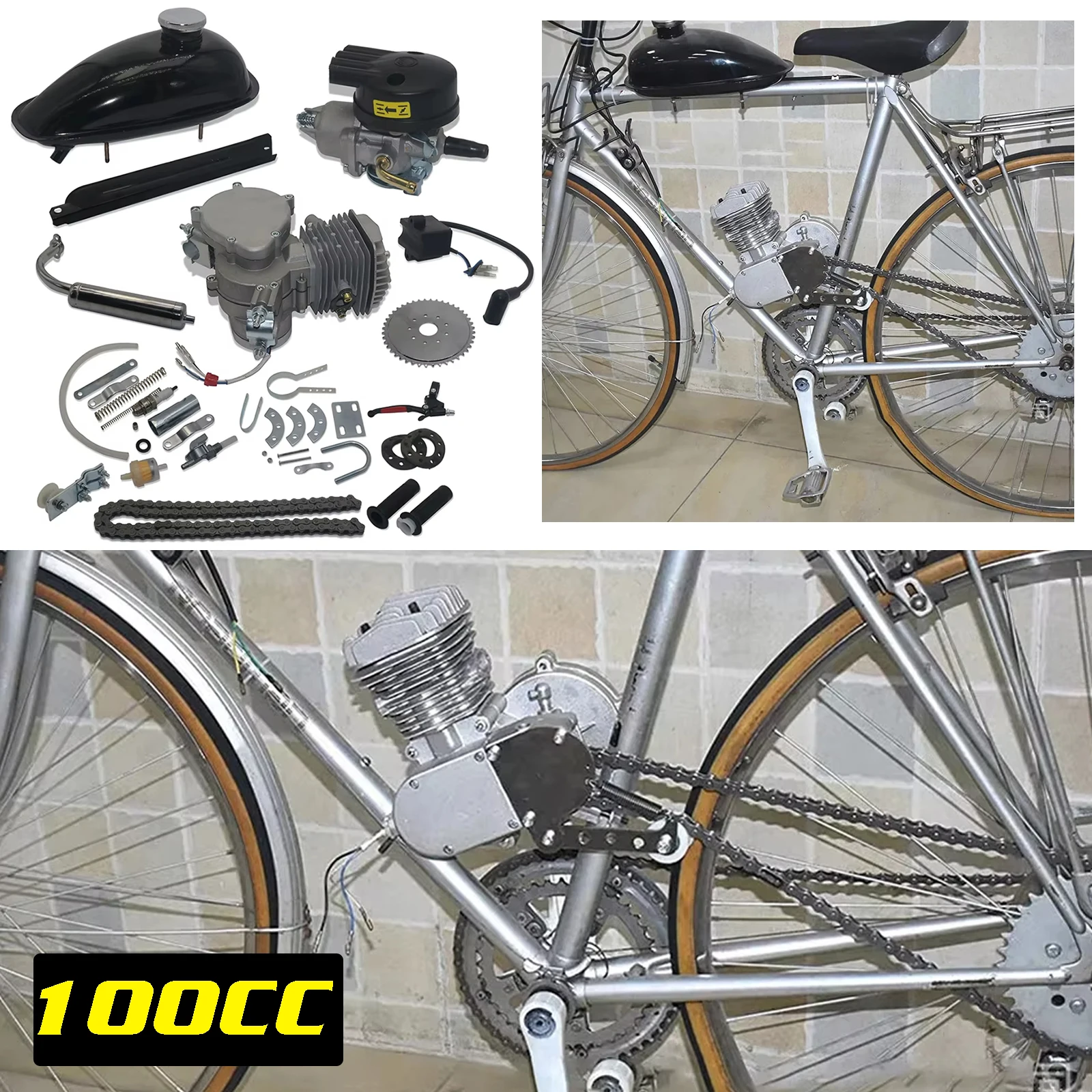 

Bicycle modification kit 100CC integrated, 100CC split type