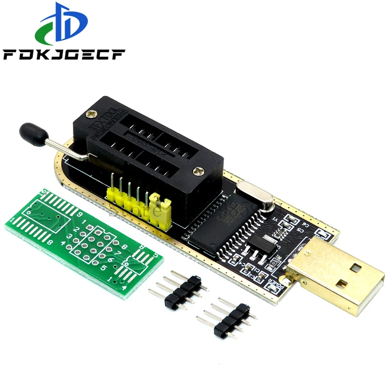 10PCS CH341A CH341 24 25 Series EEPROM Flash BIOS USB Programmer with Software & Driver