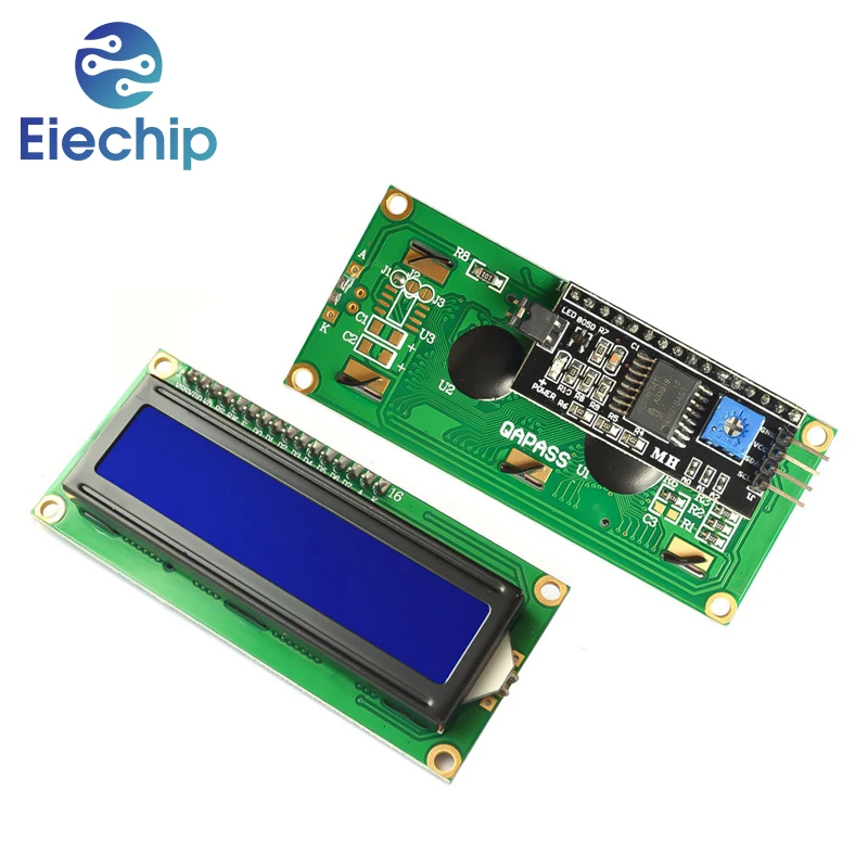 1602 LCD Display Module DC 5V 16x2 Character Blue Screen Display Module With IIC/I2C interface Adapter Board