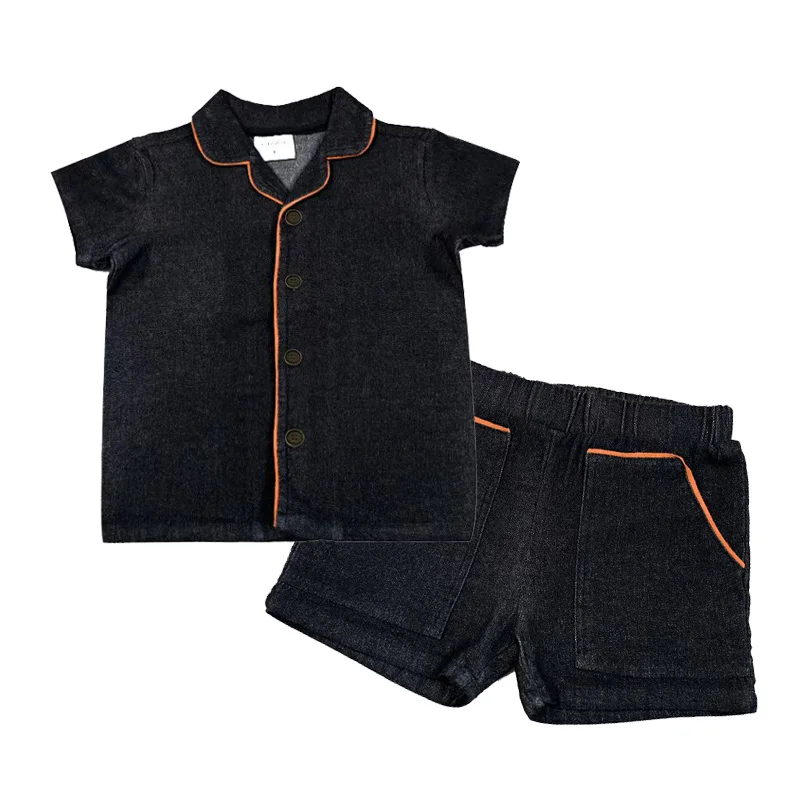 The Black Denim Collection – Shirt Set