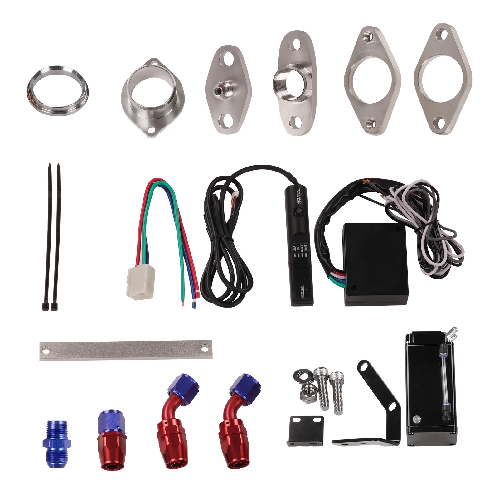 MaXpeedingrods 15 PCS Turbocharger Kit For LS1 LS2 LS6 Engine 4.5-6L Pickup W/ Intercooler Pipe