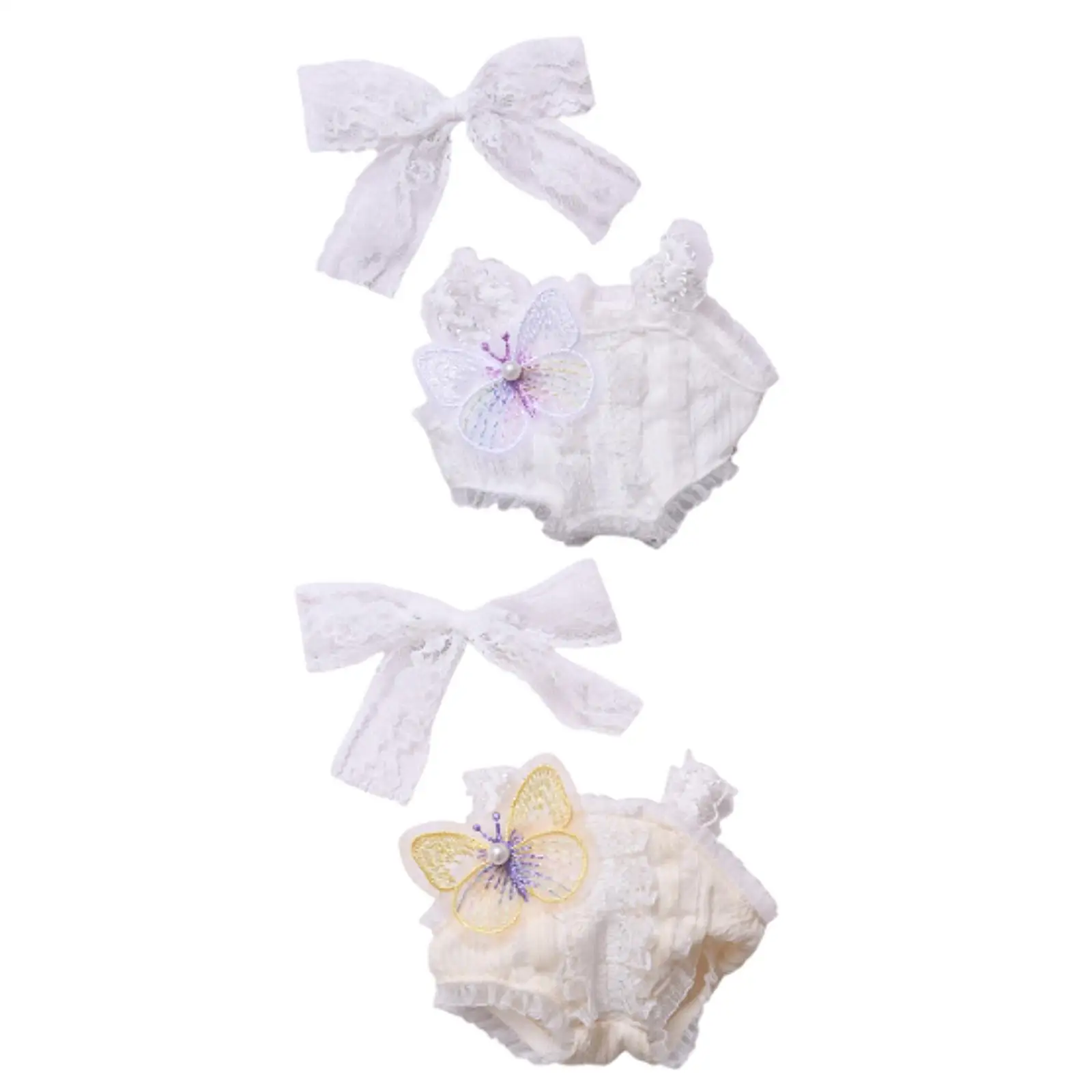 2x17 cm Vestiti per bambole Arco Copricapo Decor Accessori Costumi Ciondolo Pagliaccetti per bambole Set per età 5-7 8-10 Bambine Regali per bambini