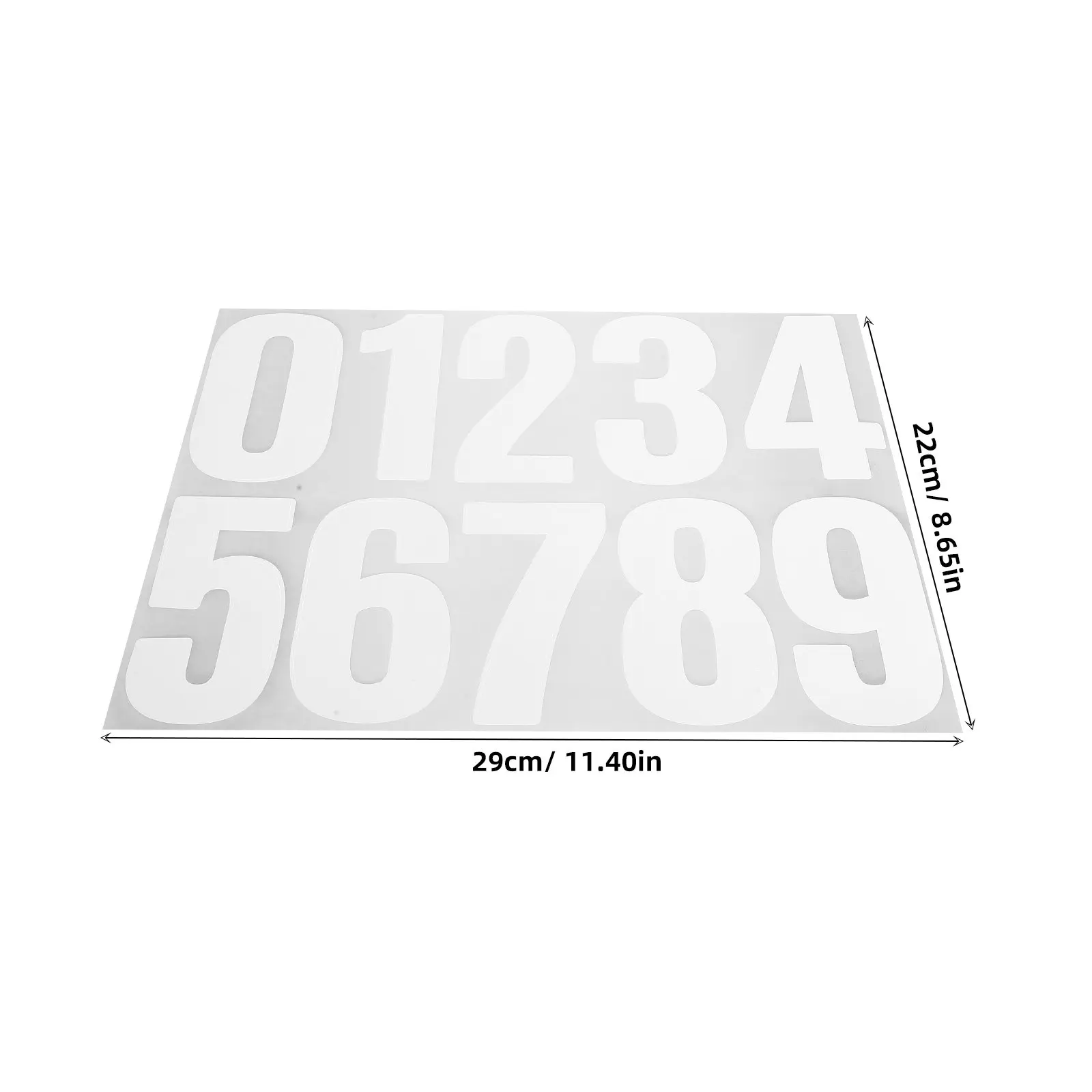 Self Adhesive Number Stickers Waterproof Mailbox Outdoor Halloween Christmas Address Sticker Address Label Stickers