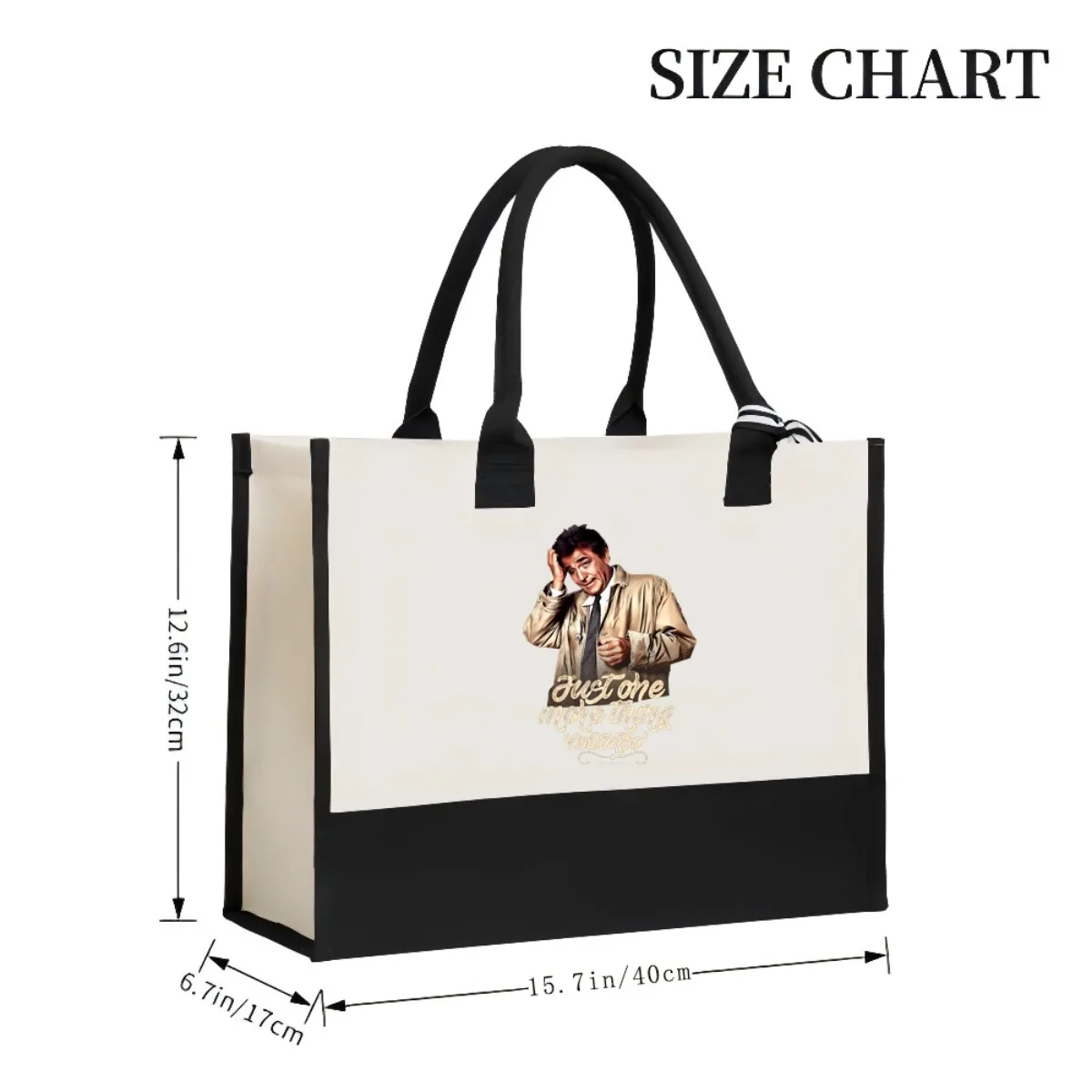 مجرد شيء آخر كولومبو 2026 وصول جديد موضة عملية واسعة قابلة لإعادة الاستخدام حمل حقيبة نمط طباعة 2 لهجة الثقيلة كبيرة #3