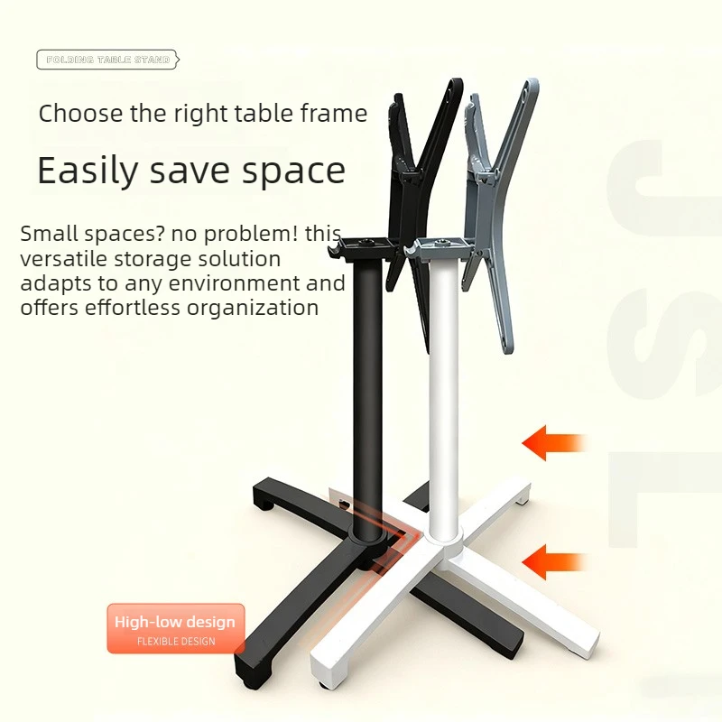 ‌Aluminum Alloy Folding Table Leg Rust-Proof Support Base for Dining Desk Industrial Coffee Table Hardware Metal Furniture Parts