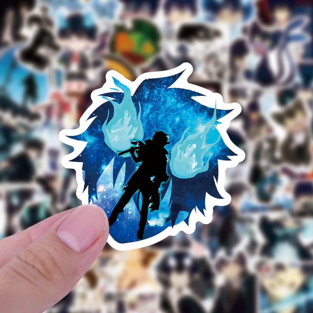 10/30/50Pcs Blue Exorcist Anime Cartoon Graffiti Sticker Manga Kinderen Speelgoed Kerstcadeau Telefoon Diy Laptop decal Stickers Bom