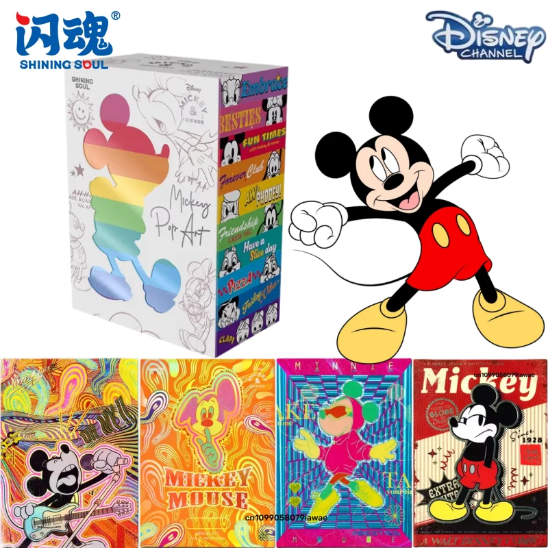 

Коллекционные карточки ShiningSoul: Новые, Оригинальные, в стиле поп-арт — Микки и друзья из Диснея. Аниме-товары и подарки к праздникам.