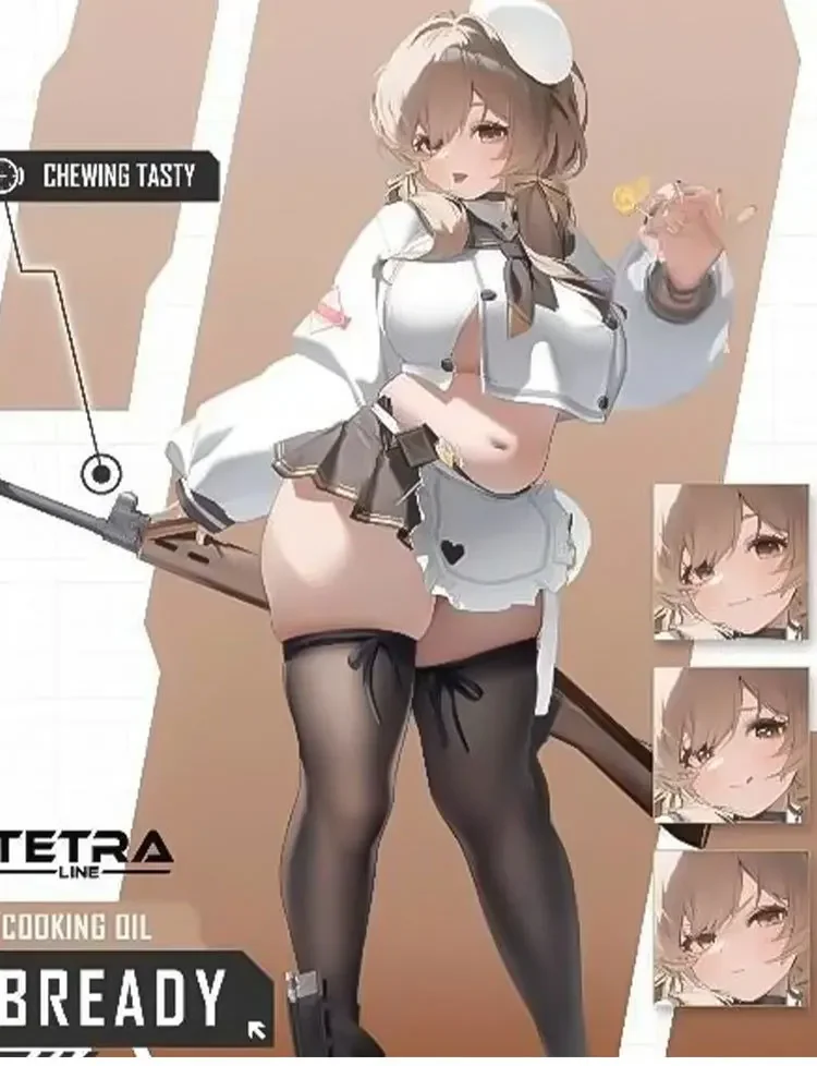 Bready NIKKE: disfraz de Cosplay de la diosa de la victoria, pelucas Bridd, traje de sirvienta Sexy, dulce JK, delantal superior, conjunto de calcetines con corbata, uniforme de Halloween