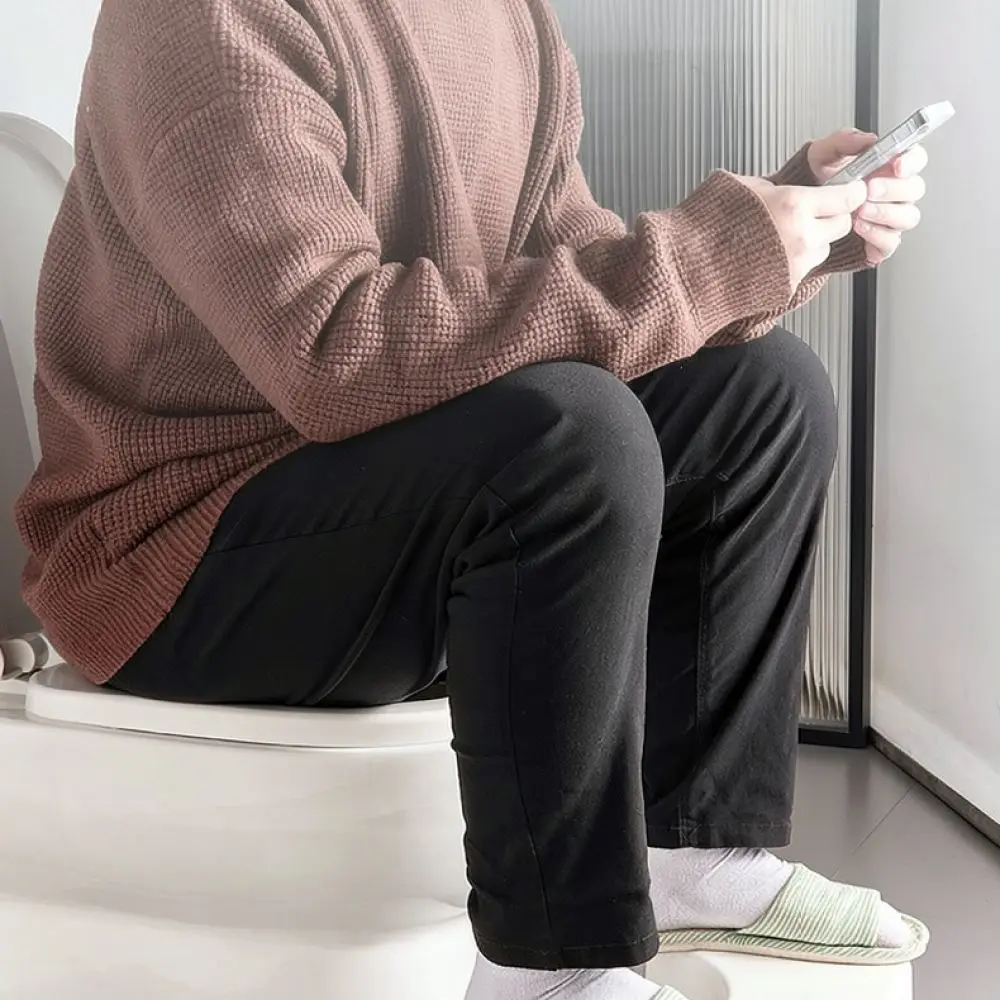 Sturdy Plastic Toilet Foot Stool Ergonomic Bathroom Footrest For Optimal Posture Non Slip Home Health Aid