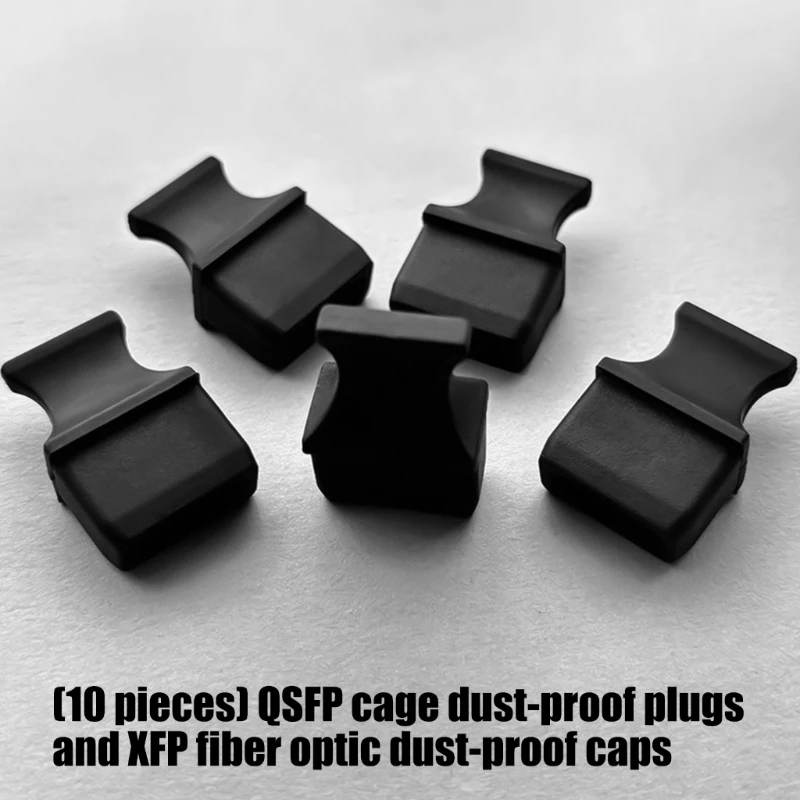 Silicone QSFP Enclosure Dust Stopper And XFP Opticals Port Seal For Data Center Use F19E