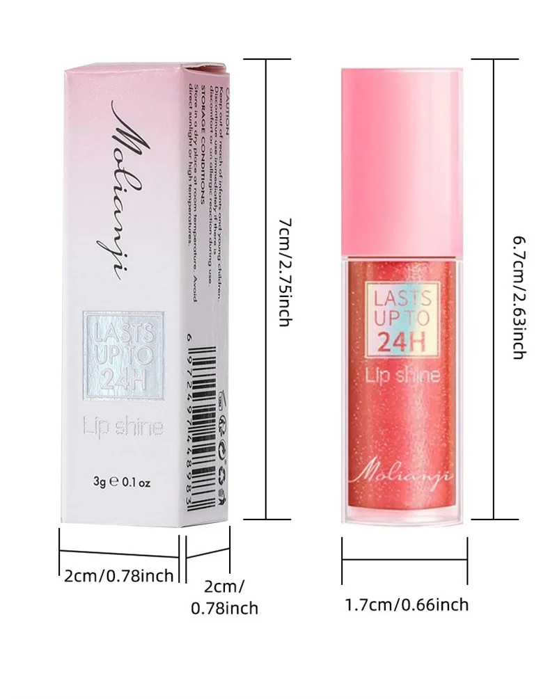 3 Farben Fließender Glitzer-Lipgloss Feuchtigkeitsspendender Diamant-Schimmer Lip Glaze Funkelnder Glitzer Flüssiger Lippenstift Perl-Lippentinte – Detail 14