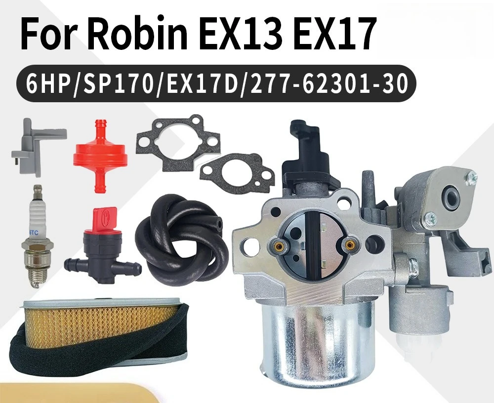 Carburetor Carb Replacement for Robin EX13 EX17 6HP SP170 EX17D Engine 277-62301-30
