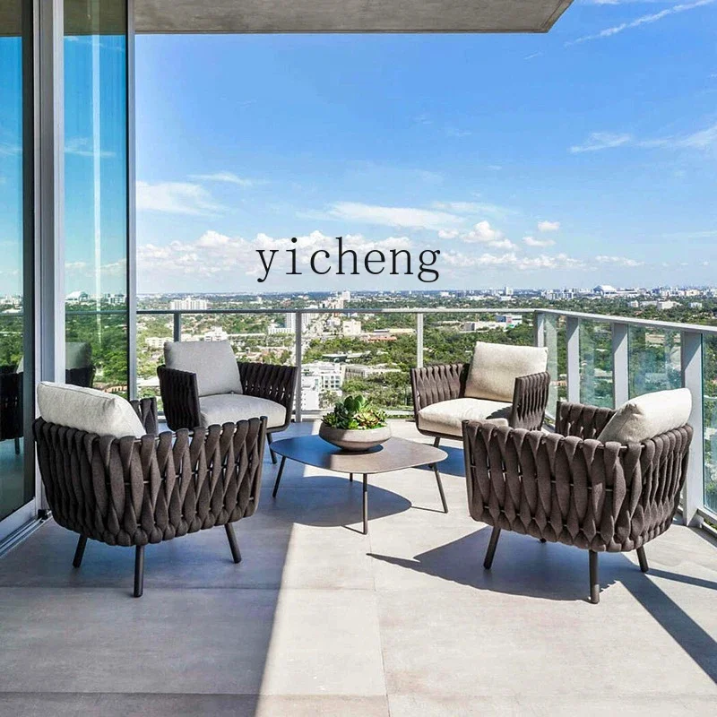 YFY  high-end outdoor courtyard open-air waterproof  outdoor garden  sofa combination