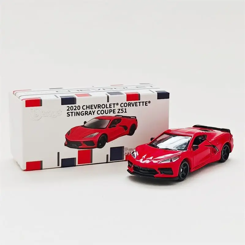 

Bburago 1/64 Scale Chevrolet Corvette Z51 Alloy Car Model Diecast Collection Display Ornament Great Toy Gift For Boys