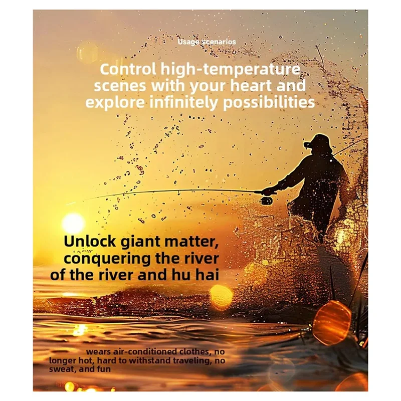 

YHOLI-Outdoor Construction Site Back Pad Cooling Air Conditioning Suit Semicondulator Temperature Reduction New 2025 Model