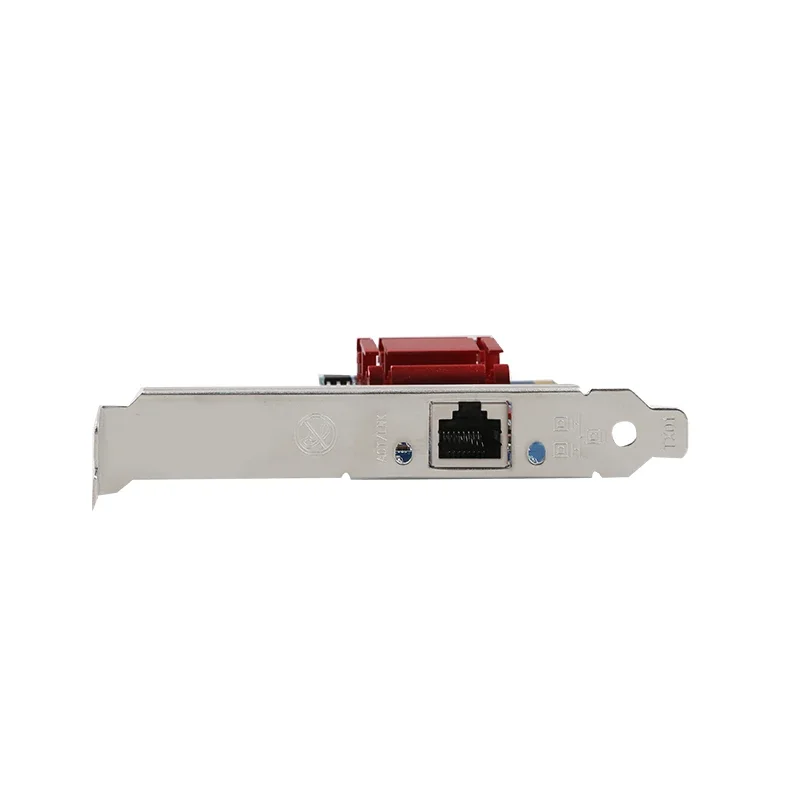 Broadcom-Puce 1 Port PCIe 1Gbps Gigabit Alfred Adaptateur Carte Réseau 10/100/1000 Mbps Simple RJ45 Lan Contrôleur BCM5721 Chipset