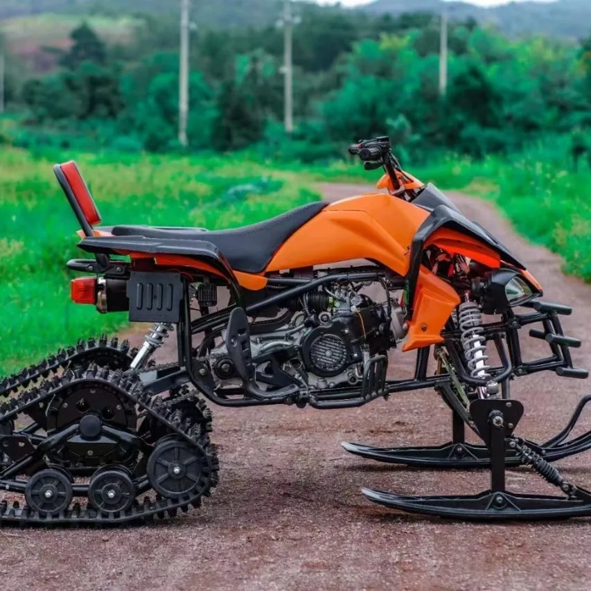 Snowmobile for Adults, Ski Vehicle, Tank Snowmobile, Gas Snowmobile, ATV, 200cc Engine, Winter Sports, Off-Road Fun