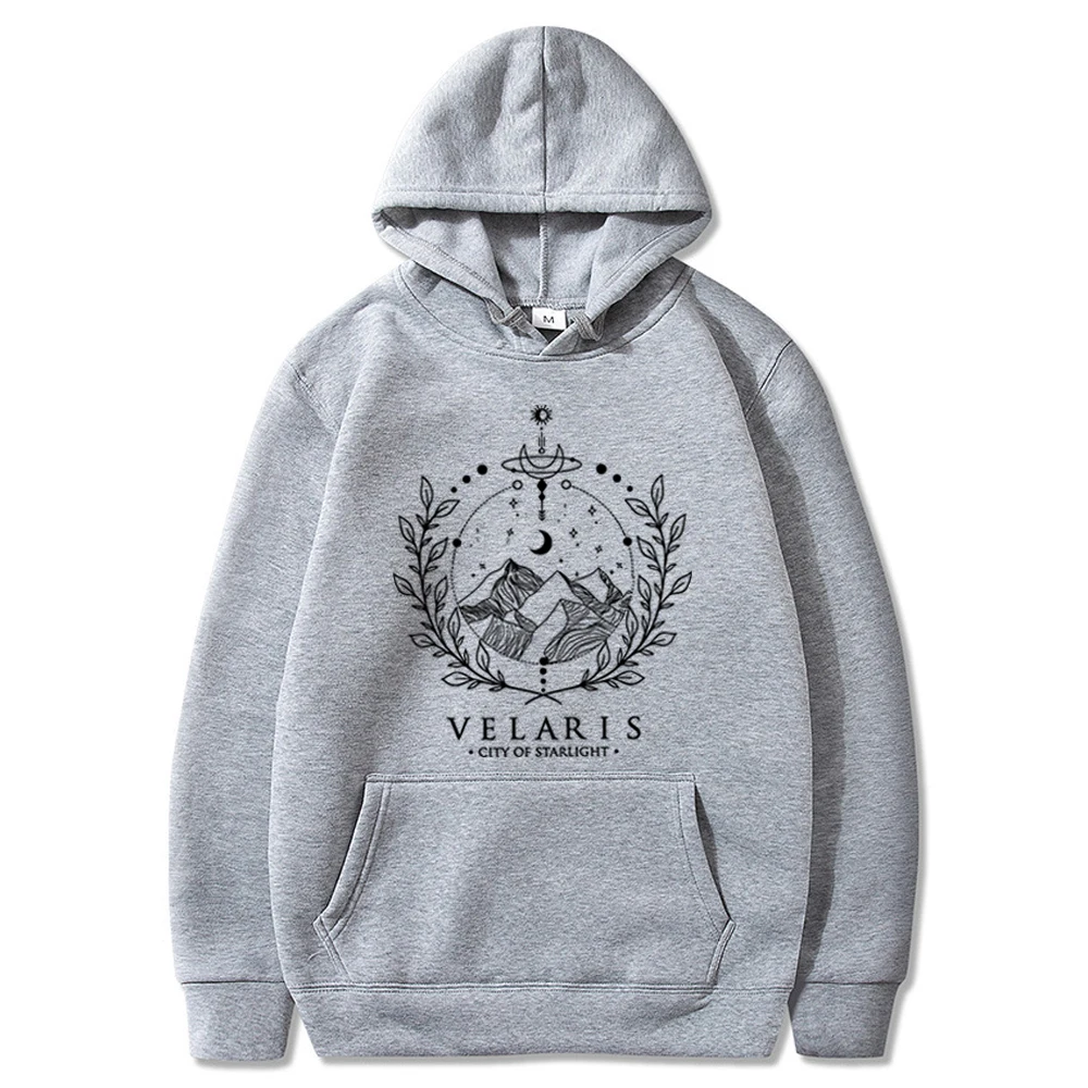 Sarah J Maas Velaris Hoodie Night Court Acotar Pulllover Throne of Glass SJM Book Lover Gift for The Rhysand Vintage Hoodies Top