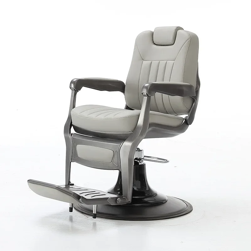 b7-17- high-end hair salon special hair salon chair retro reclining trim barber chair men's hair chair