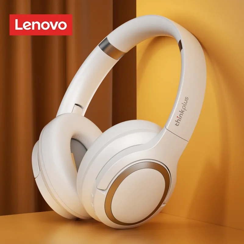 Original Lenovo TH40 Overhead Wireless Bluetooth Headset HiFI Sound Stereo Surround Diaphragm Noise Reduction With Mic Earphone