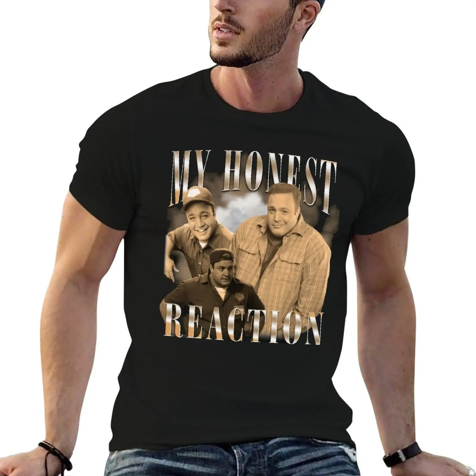 My Honest Reaction Kevin James T-Shirt Basic Casual Wear Top à manches courtes