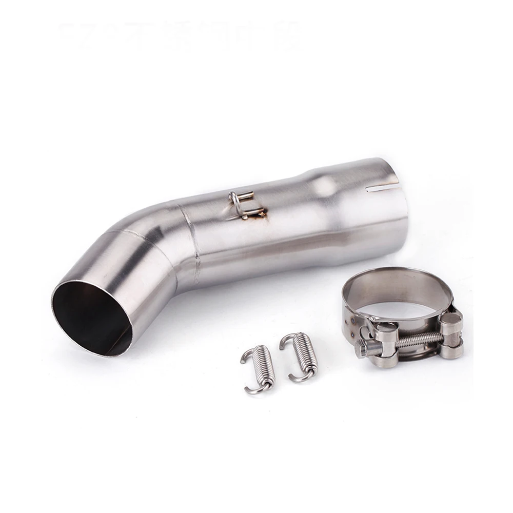 Motorcycle Exhaust Muffler Modified Center Pipe Connector Pipe For Without Exhaust For FZ8 FZ8N FZ800