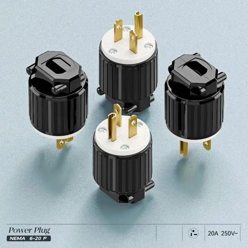 1pcs America NEMA L6-15P 6-15R US Wire Industry Extension Power Connector L5-15P 5-20P 6-20P Assembly Locked Plug Socket 15A 20