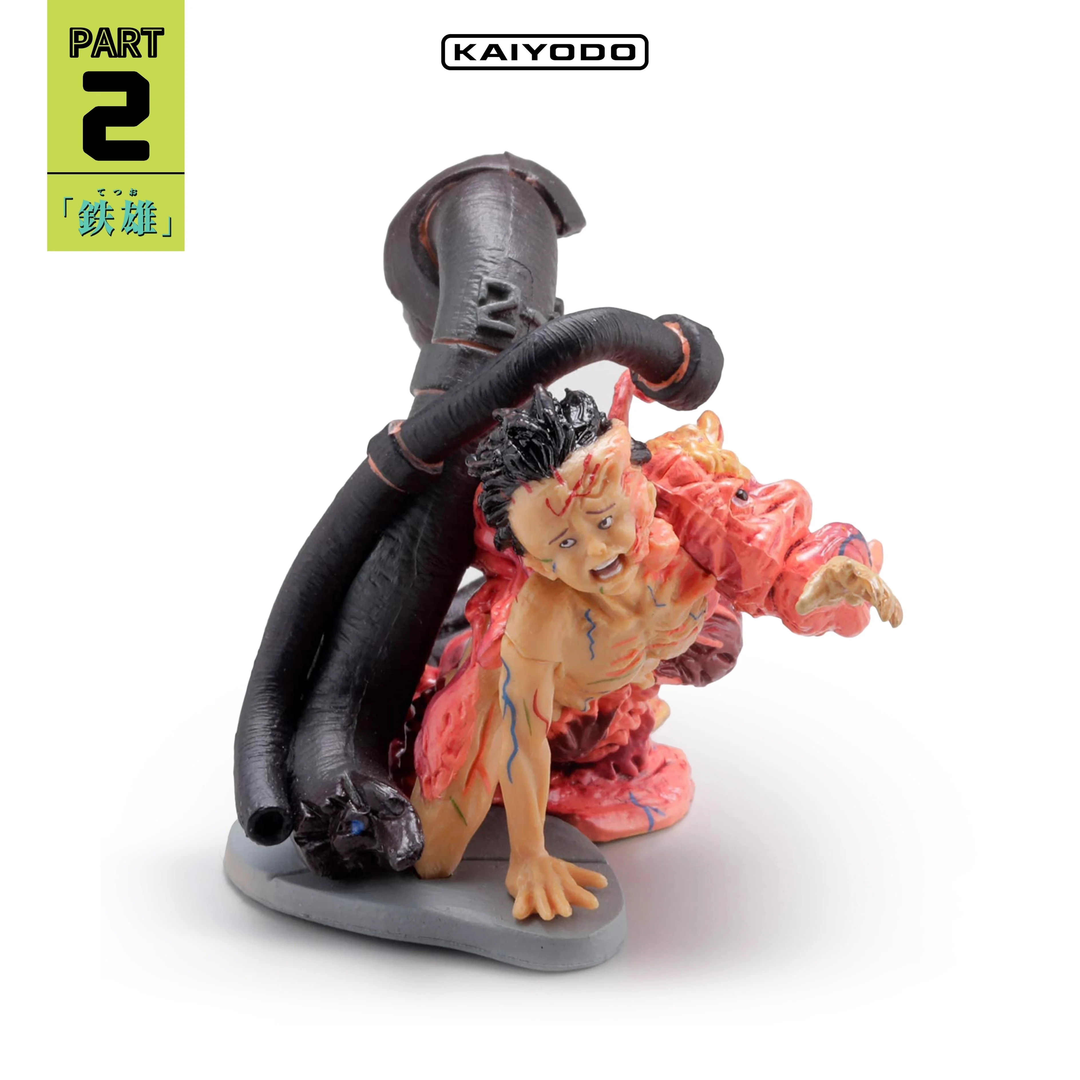 【Disponibile】Kaiyodo AKIRA Blind Box Series 2 MiniQ Tetsuo Figure - Simpatica decorazione da collezione per i fan degli anime