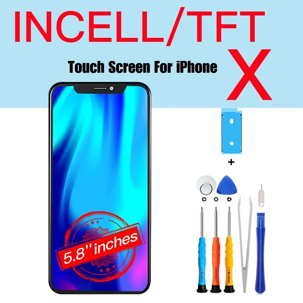 PINZHENG pantalla de alta calidad INCELL LCD OLED OEM AMOLED para iPhone XS MAX X XR 11 12 13 MINI PROMAX reemplazo de pantalla