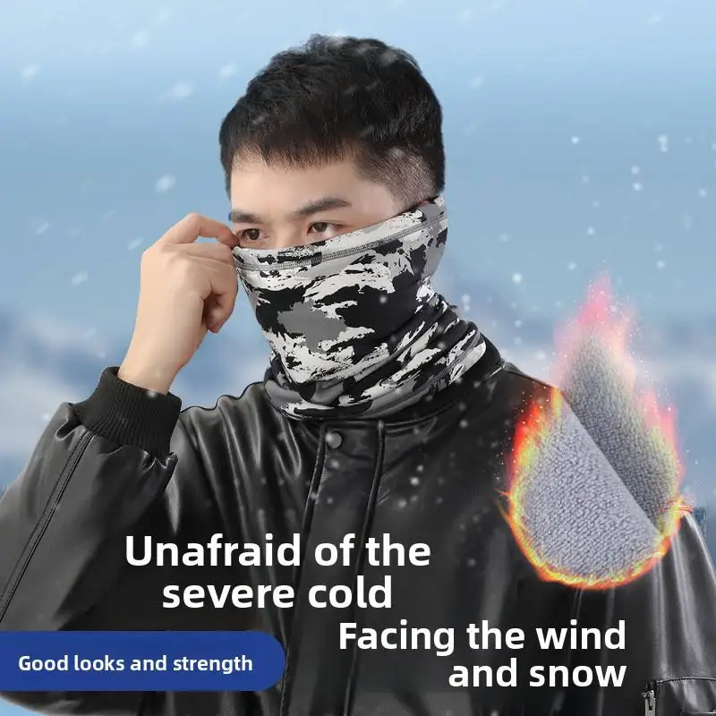 neck cover windproof warm breathable cycling fishing polar fleece headband outdoor sport multifunctional cycling wrap