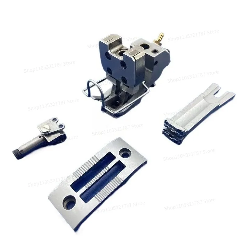 For 868 Pneumatic Presser Foot Double Needle Position Group, Needle Plate Seat 6 8 10 12mm, Complete Size