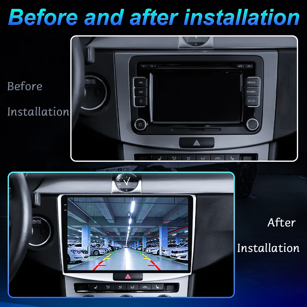 Android Car Radio Multimedia Player For Volkswagen VW Passat B6 B7 CC 2007- 2015 Carplay RadioAuto 4G GPS Navigation NO 2din DVD