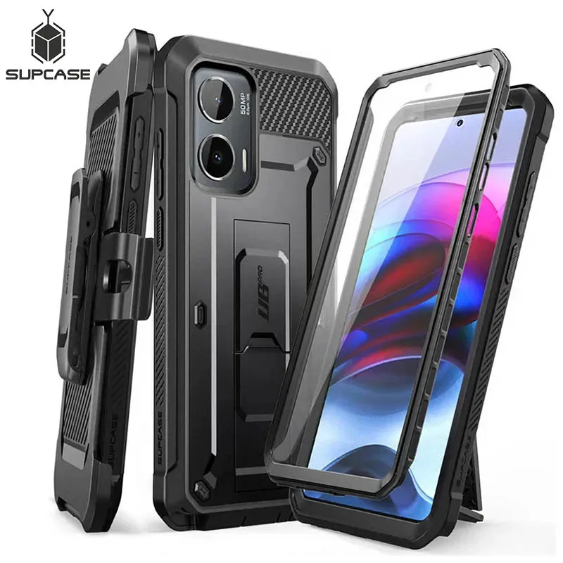 

SUPCASE UB Pro For Moto G Stylus 5G Case 2024 Not Fit 2023 Version With Built-in Screen Protector Full-Body Rugged Belt Clip Cas