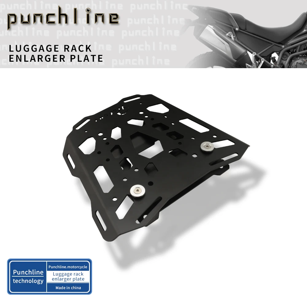 

For Tiger 900 GT GTLOW RALLY RALLY PRO 20-24 Tiger 850 Sport 21-24 Box Luggage Rack Rear Trunk Top Case Plate Saddle Bag Bracket