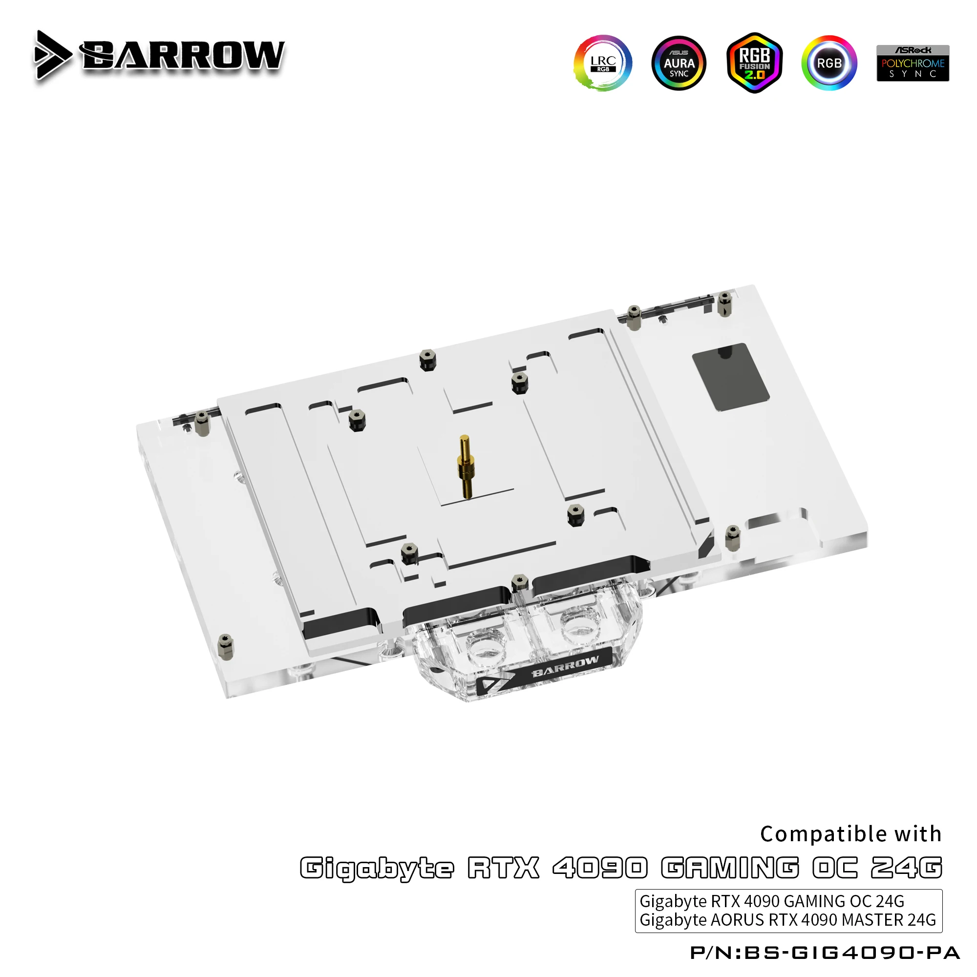 Barrow Full Cover RGB Water Co - Rtx 4090 Water Block Full Cover review and price