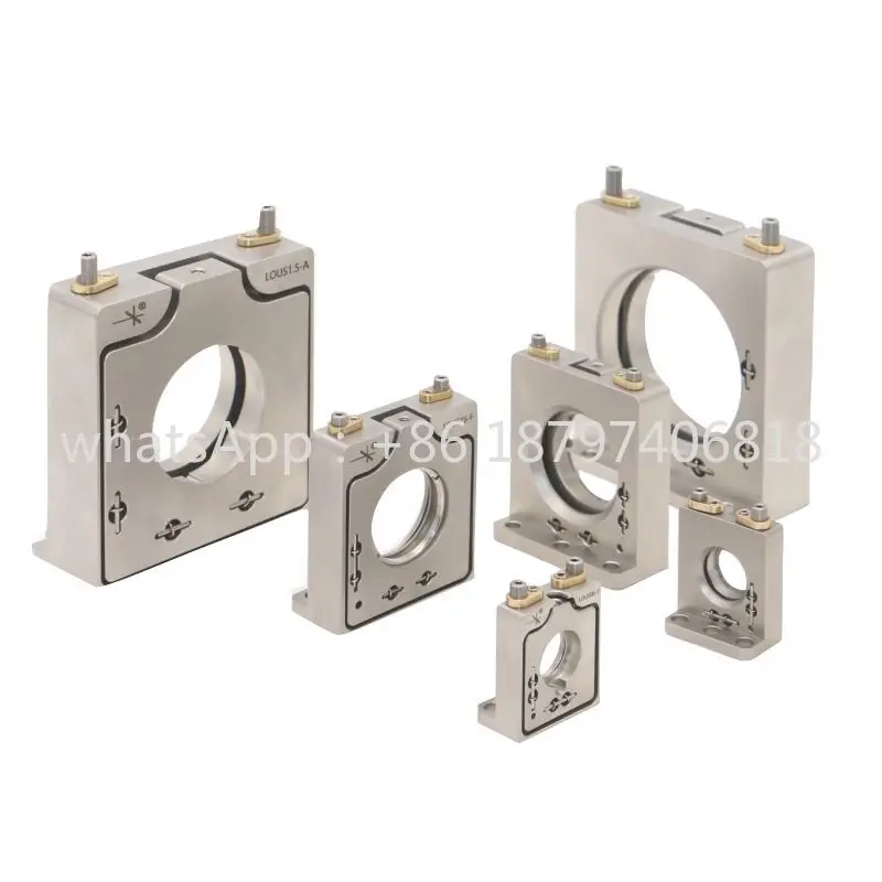 LOUS series low drift stainless steel upper adjustment reflection adjustment frame, front\ rear installation\ 2 axis adjustment