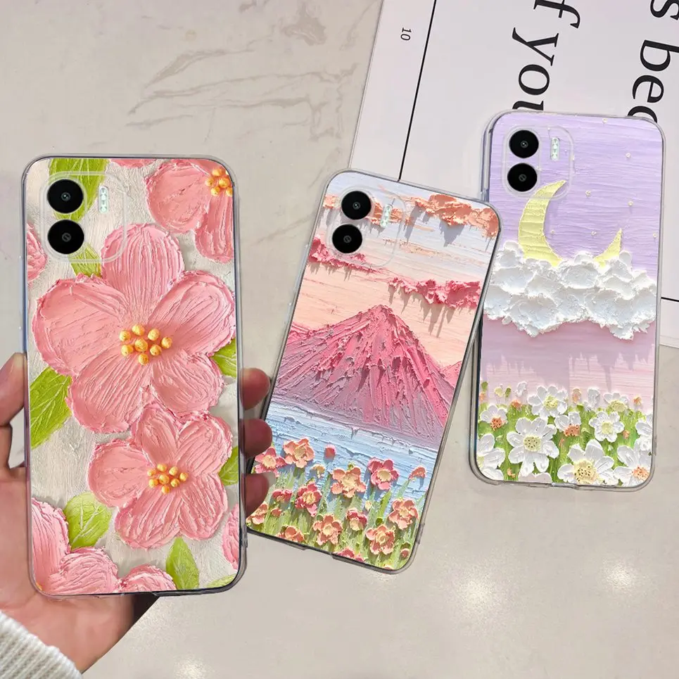 For Xiaomi Redmi A2 Case Redmi A2 Plus A2+ Cover Cartoon Bumper Soft TPU Phone Case For Xiami Redmi A1 Redmi A1 Plus A1+ Fundas